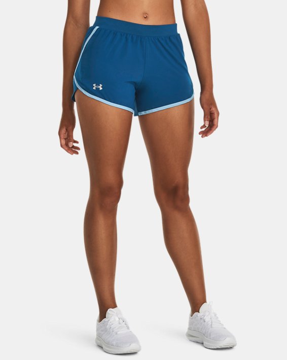 Women's UA Fly-By 2.0 Shorts in Blue image number 0